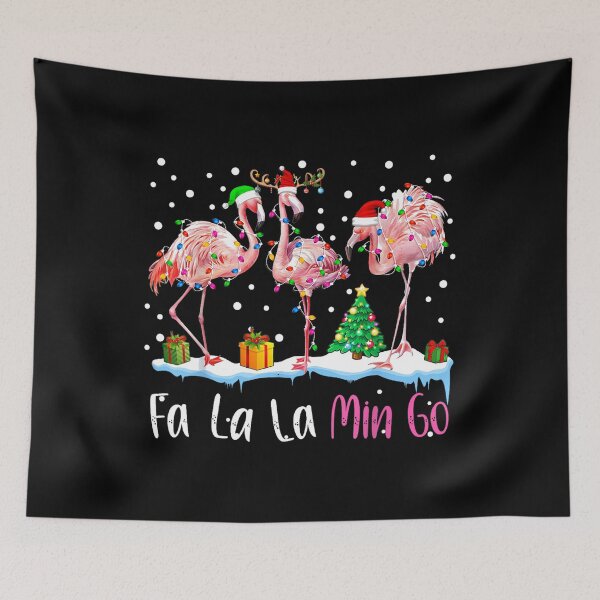 Item preview, Fa La La La Mingo Flamingo Christmas designed and sold by vifernndan.