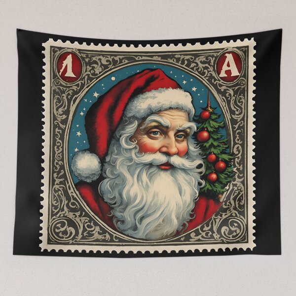 Item preview, Greetings from Santa Claus II designed and sold by Vintagestamps.