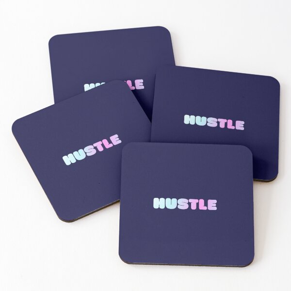 Item preview, Hustle in gradient bluish purple  designed and sold by coloursforkids.