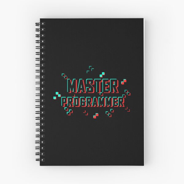Item preview, Master Programmer Glitch Pixel black black designed and sold by Warrioll.