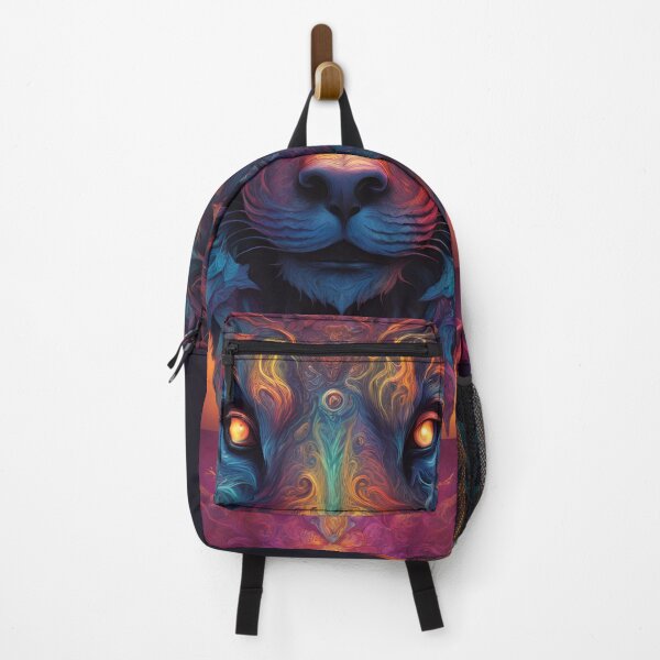 Item preview, Majestic Fantasy Lion Illustration | Mystical Big Cat Art for Apparel and Home Déco designed and sold by Cosmic Enigma.