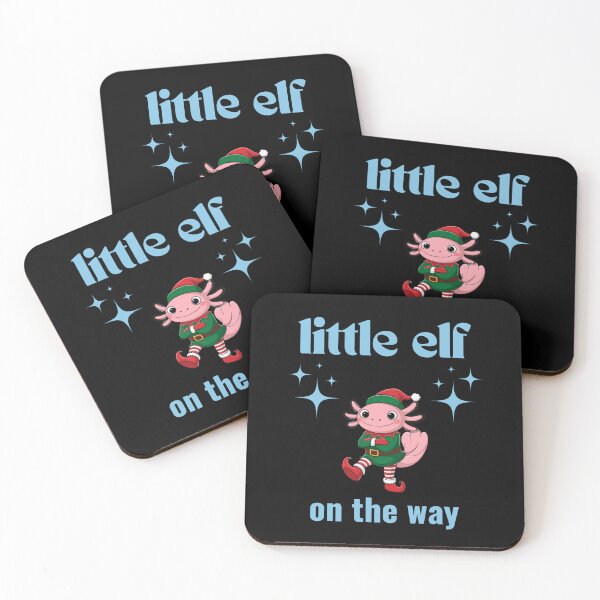 Item preview, Happy Axolotl, Little elf on the way, Baby announcement designed and sold by KolorellaS.