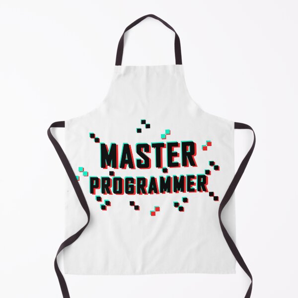 Item preview,  Master Programmer Glitch Pixel black white designed and sold by Warrioll.