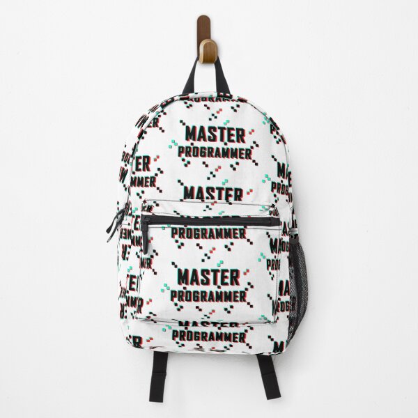 Item preview,  Master Programmer Glitch Pixel black white designed and sold by Warrioll.