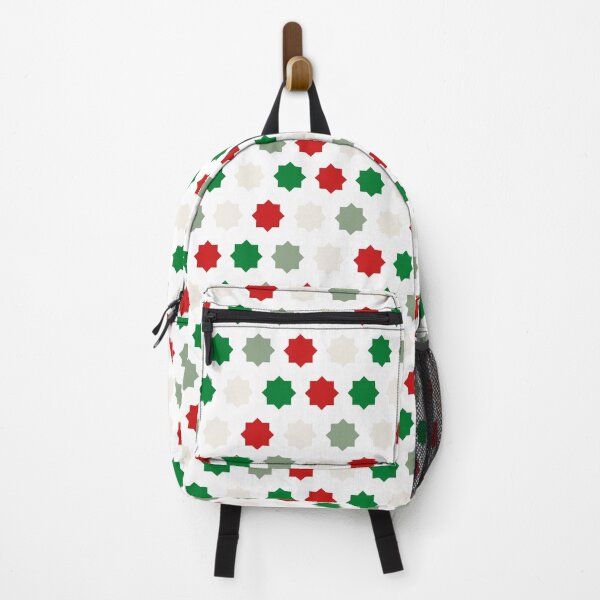 Item preview, Green Red Moroccan Tile Pattern - Zelij designed and sold by ANZI-Shop.