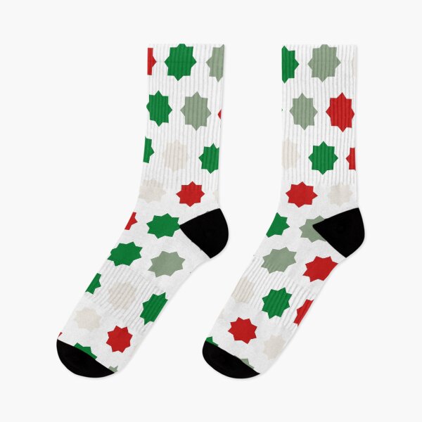 Item preview, Green Red Moroccan Tile Pattern - Zelij designed and sold by ANZI-Shop.