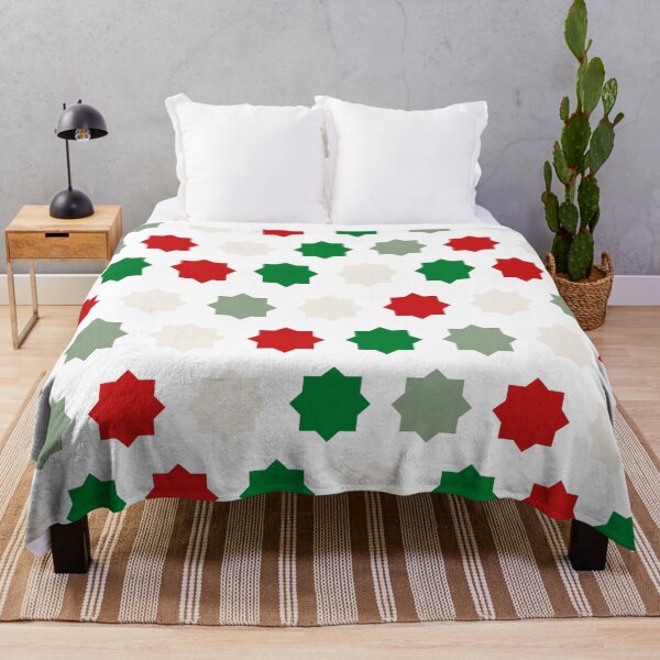 Item preview, Green Red Moroccan Tile Pattern - Zelij designed and sold by ANZI-Shop.
