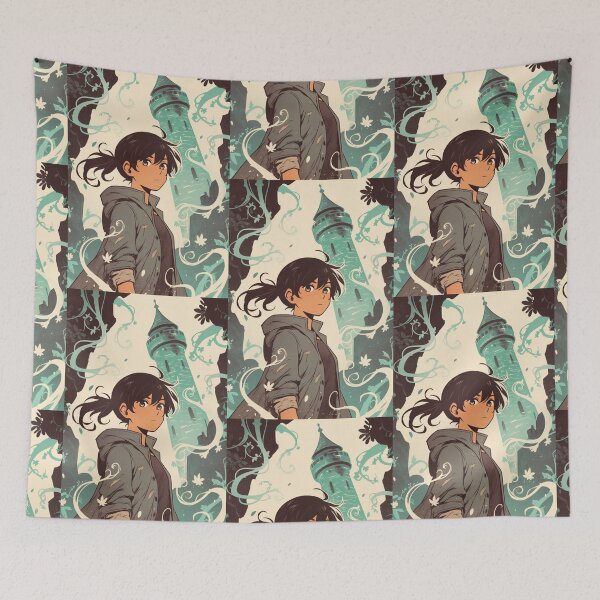 Item preview, 'The Tower' Anime tarot inspired card designed and sold by MendaciousMina.