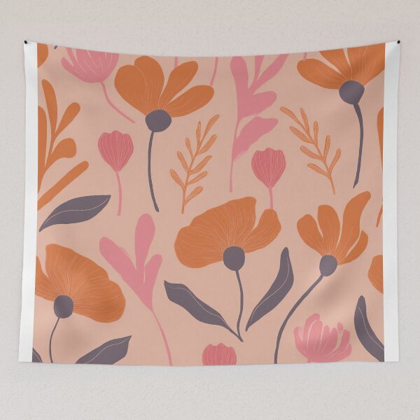 Item preview, pastel flowers in boho style designed and sold by Pr7em.