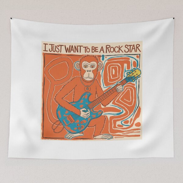 Item preview, I just want to be a rock star, rock star, funnyfits70, Humor, Funny,  designed and sold by FunnyFits70.