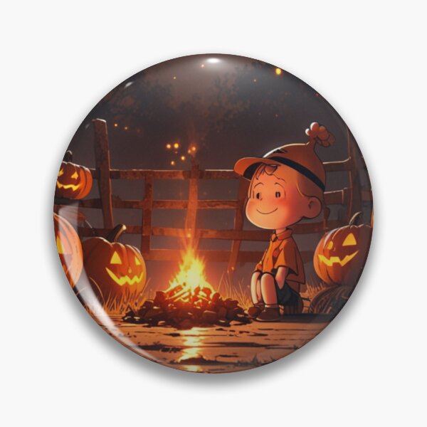Item preview, Cozy Halloween Night with a Little Pumpkin designed and sold by ByKaleido.