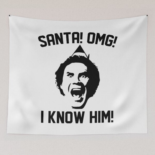 Item preview, SANTA OMG - I KNOW HIM! designed and sold by vifernndan.
