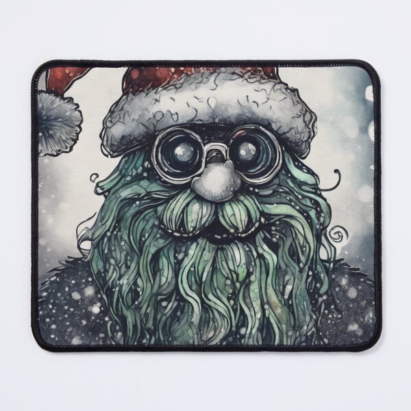 Item preview, Christmas and Holiday Evil Santa - Watercolor & Ink 2 designed and sold by KBMediaArt.