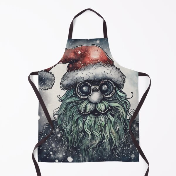 Item preview, Christmas and Holiday Evil Santa - Watercolor & Ink 2 designed and sold by KBMediaArt.