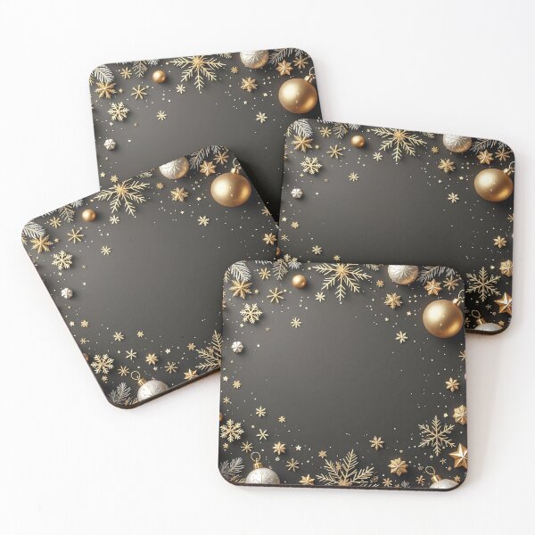 Item preview, Elegant 3D Pattern Background with Gold and Silver Christmas Elements, Creating a Luxurious Holiday Feel for Premium Designs designed and sold by AlwaysHome.
