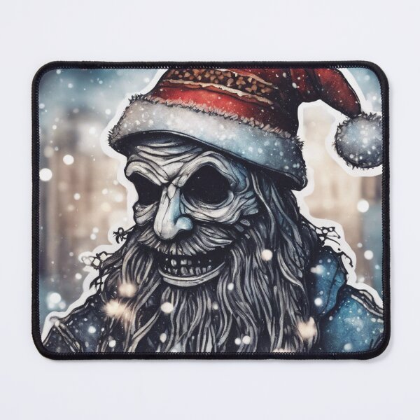 Item preview, Christmas and Holiday Evil Santa - Watercolor & Ink 3 designed and sold by KBMediaArt.