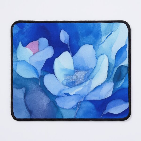 Item preview, aquamarine flowers in boho style designed and sold by Pr7em.