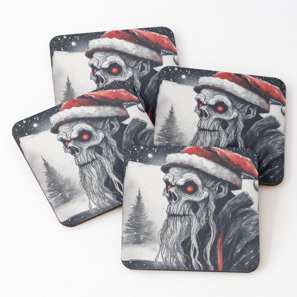 Item preview, Christmas and Holiday Evil Santa - Watercolor & Ink 5 designed and sold by KBMediaArt.