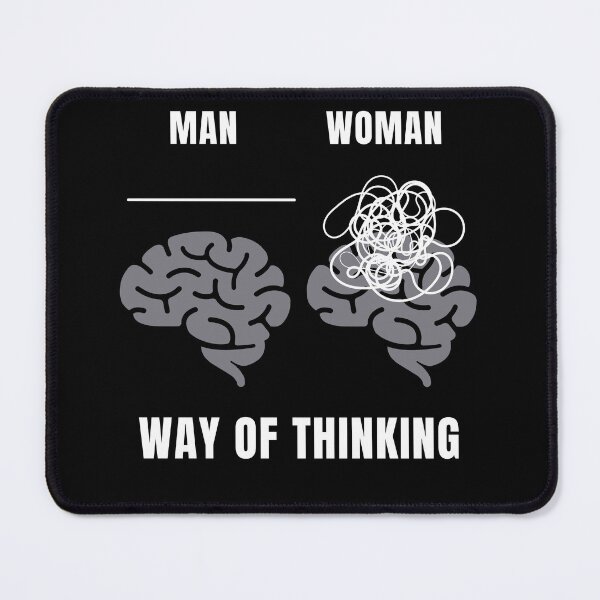 Item preview, Way of thinking of a woman and a man.Problem Solving.Gender Humor. designed and sold by JAGA-ALIME.