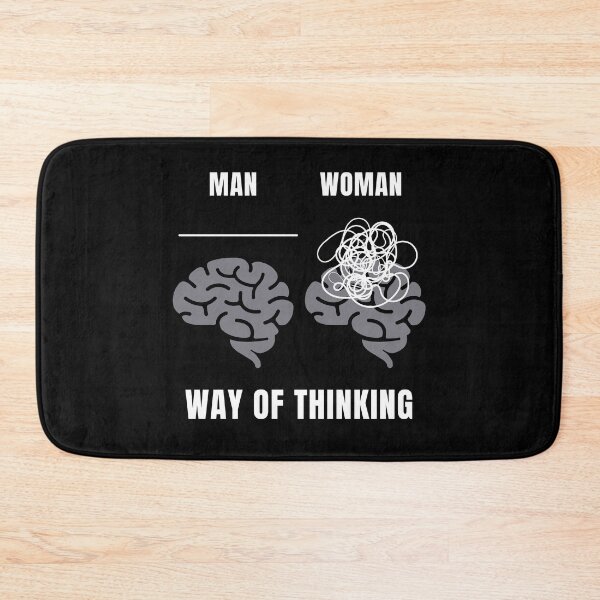 Item preview, Way of thinking of a woman and a man.Problem Solving.Gender Humor. designed and sold by JAGA-ALIME.