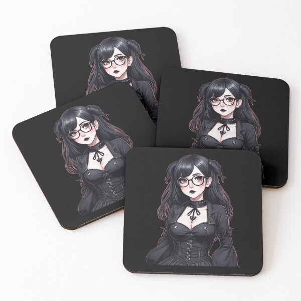 Item preview, Anime Goth, Teen Girl, Unique Dark Characters designed and sold by Burn-Ego.