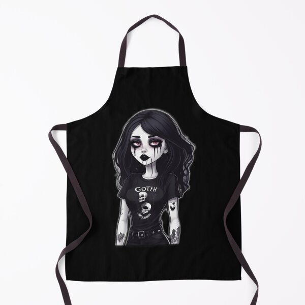 Item preview, Goth Teen Girl, Unique Dark Character, Dark Makeup designed and sold by Burn-Ego.