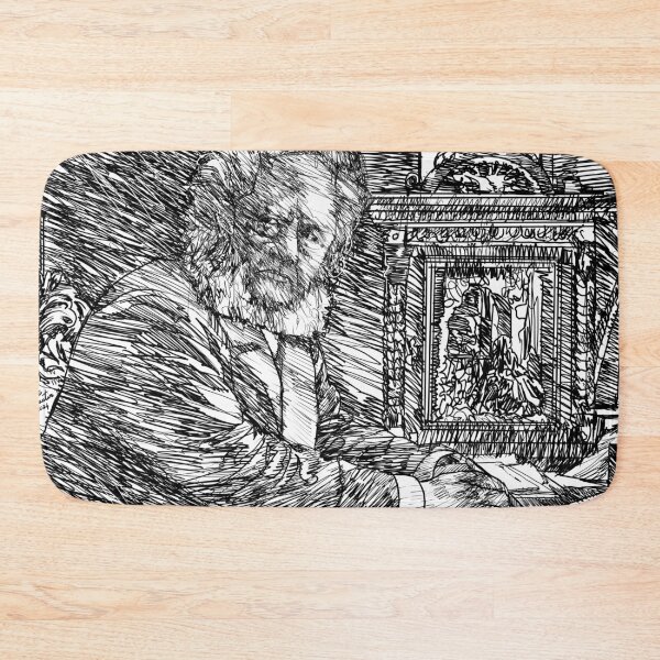 Item preview, HENRIK IBSEN - ink portrait .2 designed and sold by lautir.