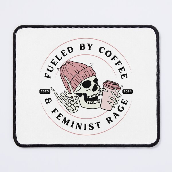 Item preview, Fueled by Coffee and Feminist Rage designed and sold by dooddles.