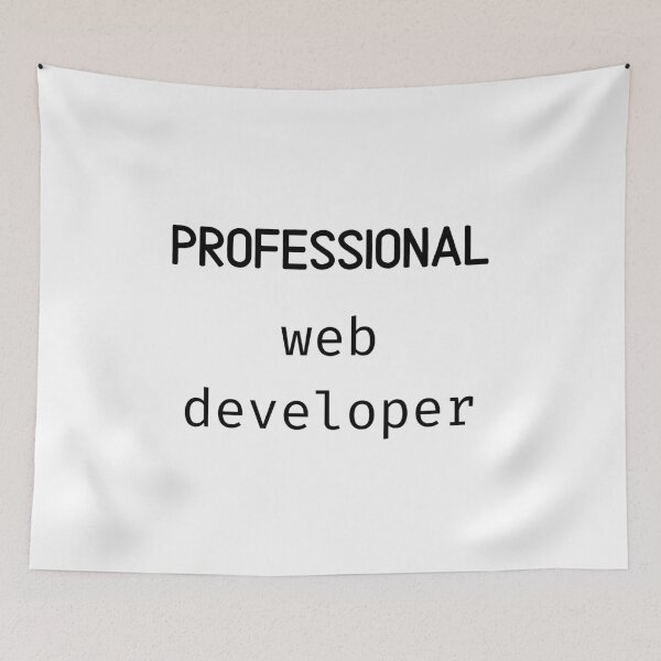 Item preview, Professional Web Developer - black designed and sold by VasInd.