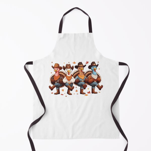 Item preview, Line Dancing Cowboy Turkeys - Funny Thanksgiving Western Men Women designed and sold by JUSTBEELEGANT.