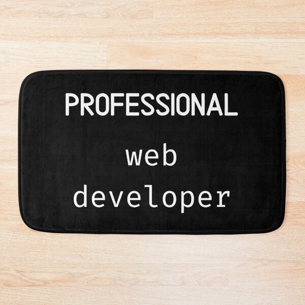 Item preview, Professional Web Developer - white designed and sold by VasInd.