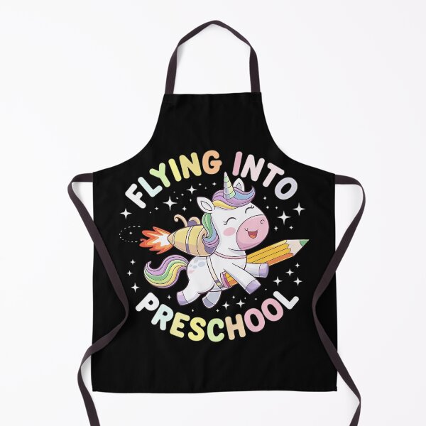 Item preview, Flying Into Preschool, Unicorn, Baby Unicorn, Back To School designed and sold by Hotshots Design.