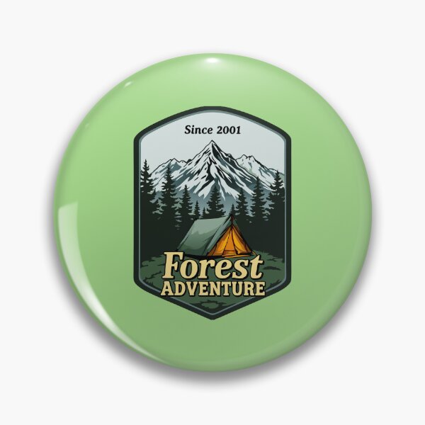Item preview, Forest Adventure Since 2001 | Vintage Camping Hike Outdoor designed and sold by PurpleLoveStore.
