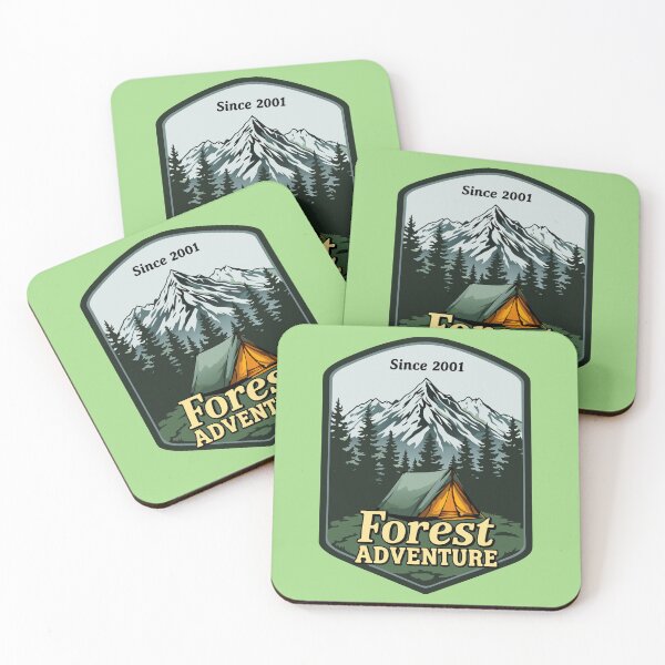 Item preview, Forest Adventure Since 2001 | Vintage Camping Hike Outdoor designed and sold by PurpleLoveStore.