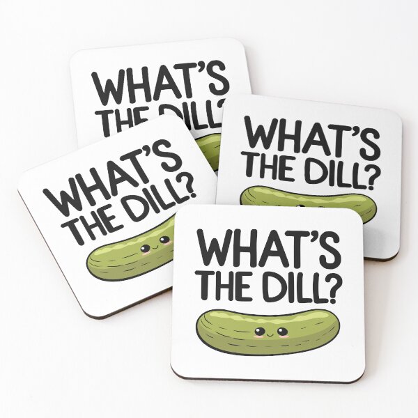 Item preview, What's The Dill? Cute Pickle Pun designed and sold by PMCreative.