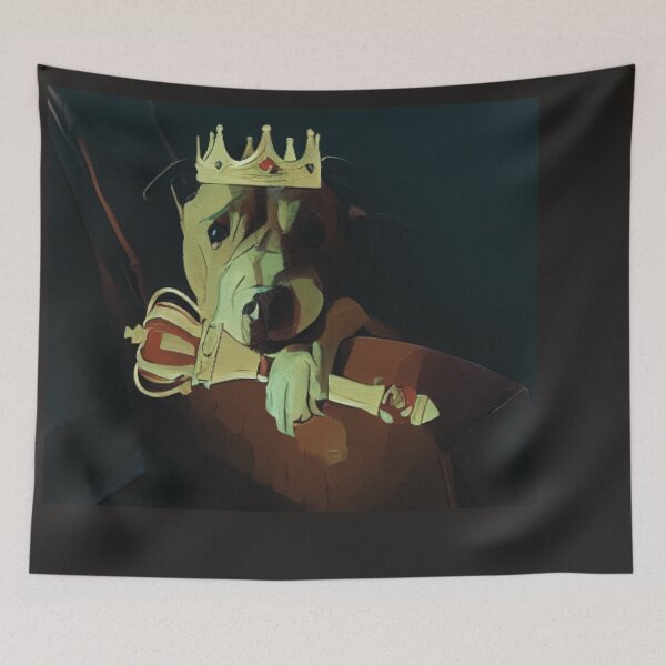 Item preview, Royal Barkness rednose bulldog with sad eyes designed and sold by TaraPen.