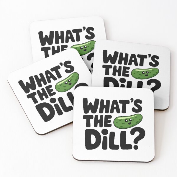 Item preview, What's The Dill? Funny Pickle Pun designed and sold by PMCreative.