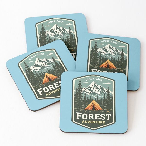 Item preview, Forest Adventure Since 2002 | Vintage Camping Hike Outdoor designed and sold by PurpleLoveStore.