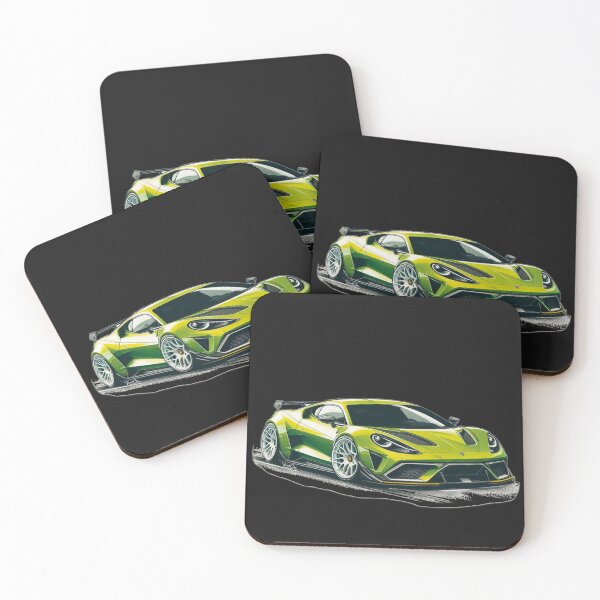 Item preview, Green sports car. designed and sold by Fredceri01.