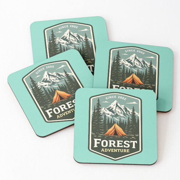 Item preview, Forest Adventure Since 2002 | Vintage Camping Hike Outdoor designed and sold by PurpleLoveStore.