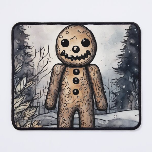 Item preview, Christmas and Holiday Gingerbread man - Watercolor & Ink 3 designed and sold by KBMediaArt.