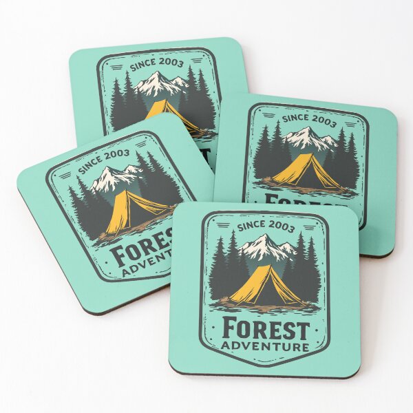 Item preview, Forest Adventure Since 2003 | Vintage Camping Hike Outdoor designed and sold by PurpleLoveStore.