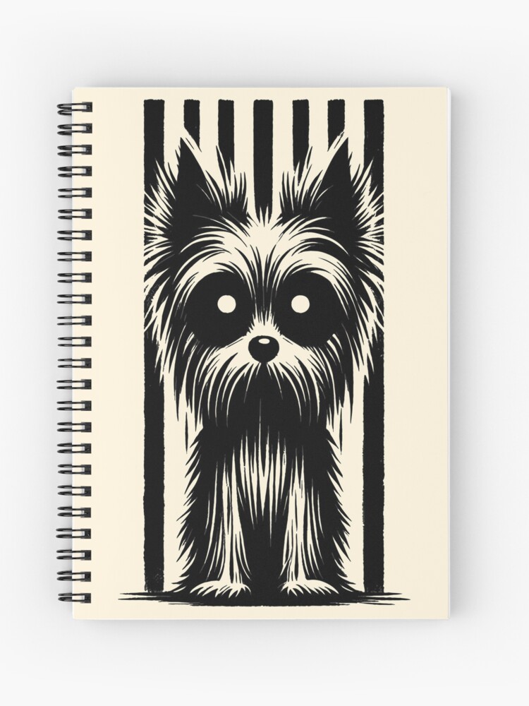 Thumbnail 1 of 3, Journal, Scruffy Little Mutt Dog Grunge & Gothic Aesthetic designed and sold by K9ish.