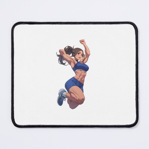 Item preview, Dynamic Energy: Fitness Anime Girl Inspires by AI designed and sold by DigitAIShop.
