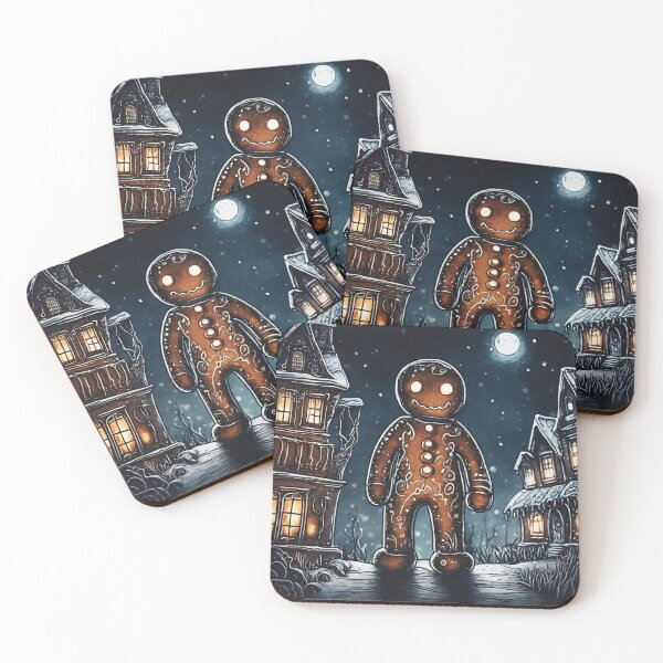 Item preview, Christmas and Holiday Gingerbread man - Watercolor & Ink 4 designed and sold by KBMediaArt.