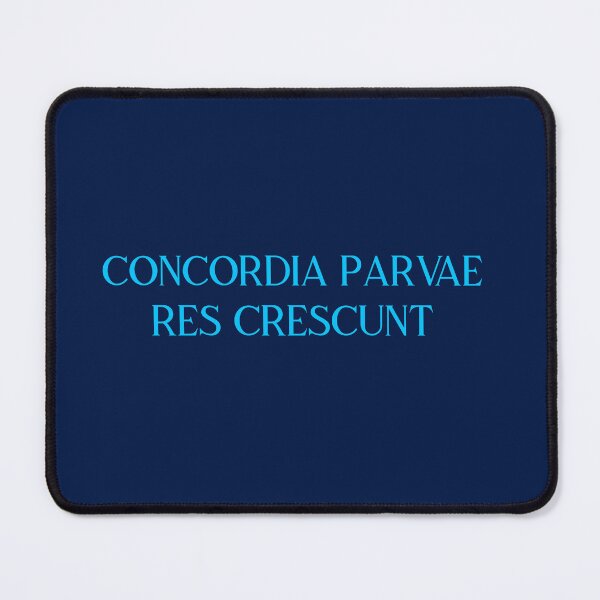 Item preview, Concordia Parvae Res Crescunt blue 2 designed and sold by VRedBaller.