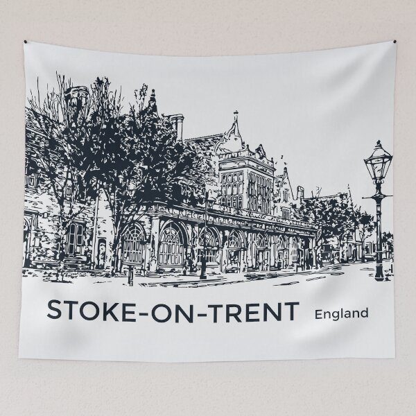 Item preview, Stoke-on-Trent England designed and sold by Lakeric Cityscapes.