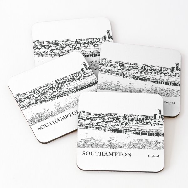 Artikelvorschau, Southampton, England entworfen und verkauft von Lakeric Cityscapes.