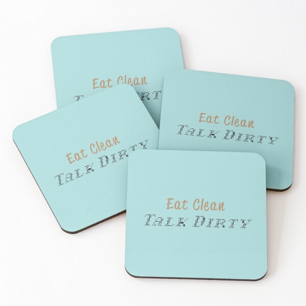 Item preview, Eat Clean Talk Dirty designed and sold by SterkalaPress.