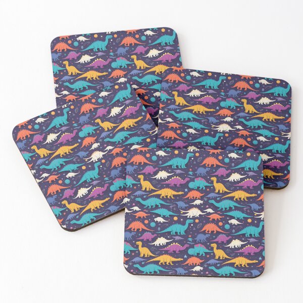 Item preview, Dinosaurs in Space Pattern | Quirky Cosmic Design for Nature and Sci-Fi Lovers designed and sold by asbno19.